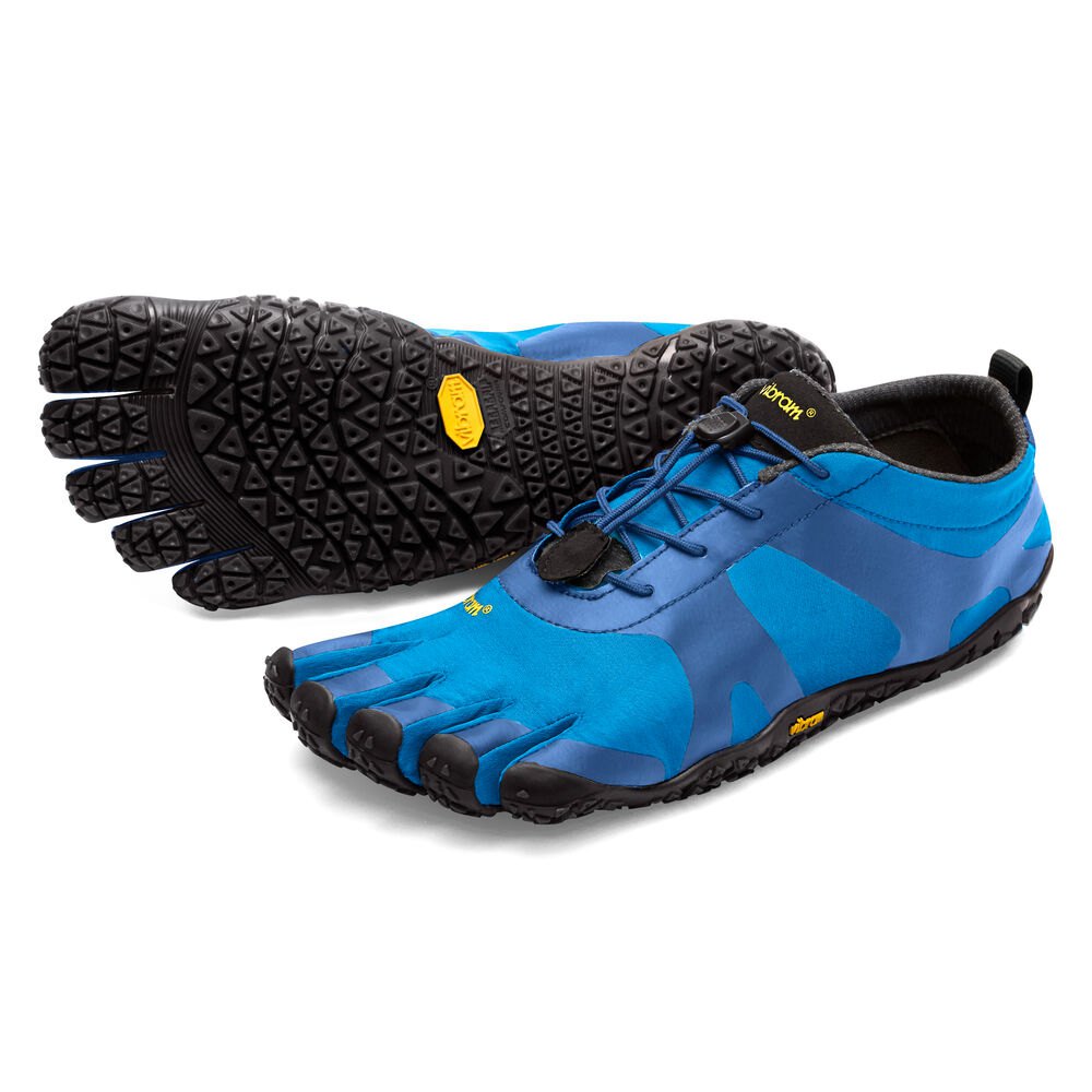 Vibram Five Fingers Mens V-Alpha - Hiking Shoes Blue/Black - DWE394017